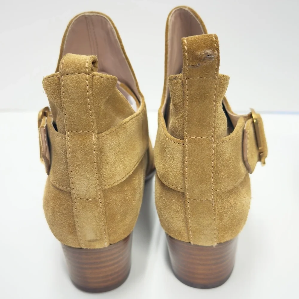 New Marc Jacobs Ginger Interlock Suede Ankle Boots